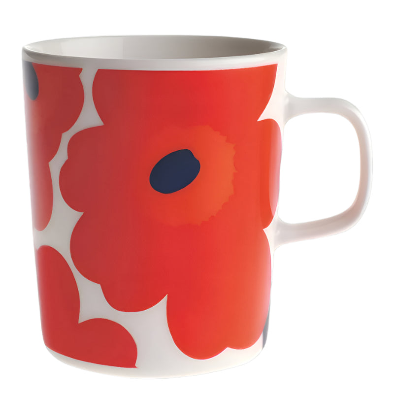 Marimekko, Unikko Medium Mug in Red