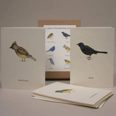 Stationary Card Pack of 6: Birds 3