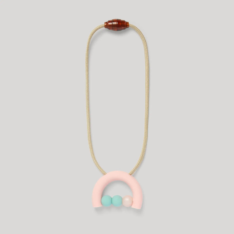 Cotton Candy Rainbow Sensory Necklace