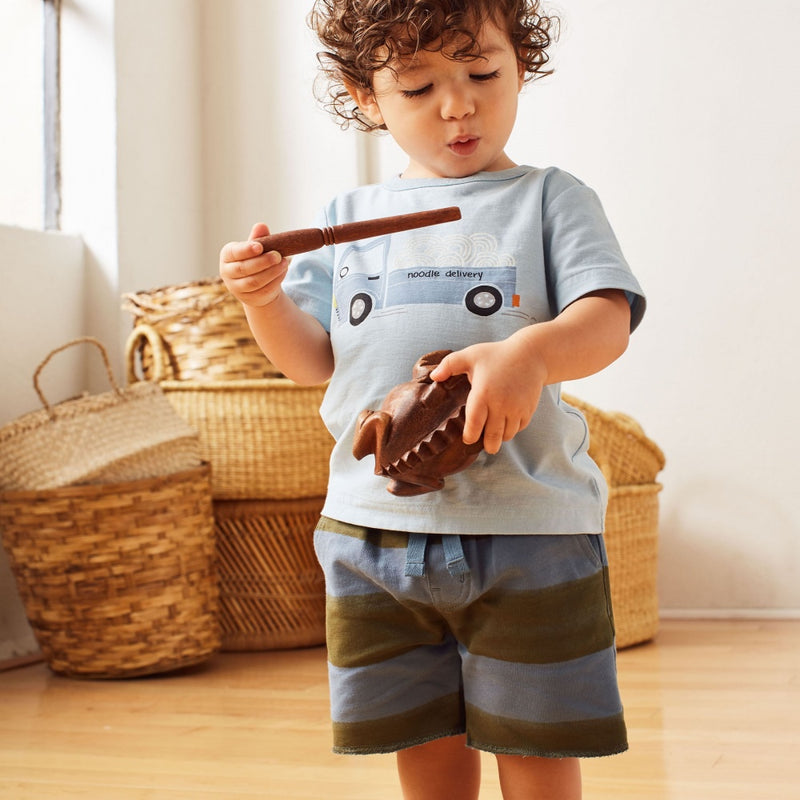 Patterned Cruiser Baby Shorts