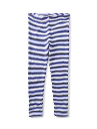 Striped Baby Leggings in Cosmic Blue