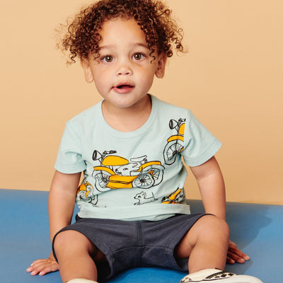 Playwear Baby Shorts, Indigo