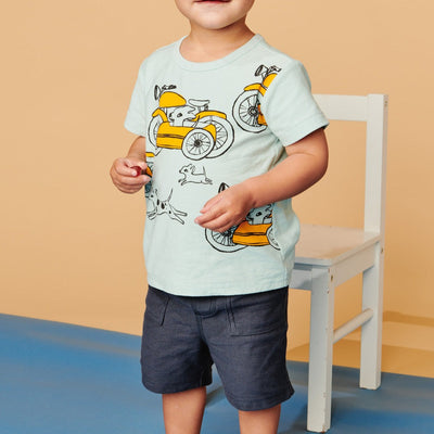 Playwear Baby Shorts, Indigo