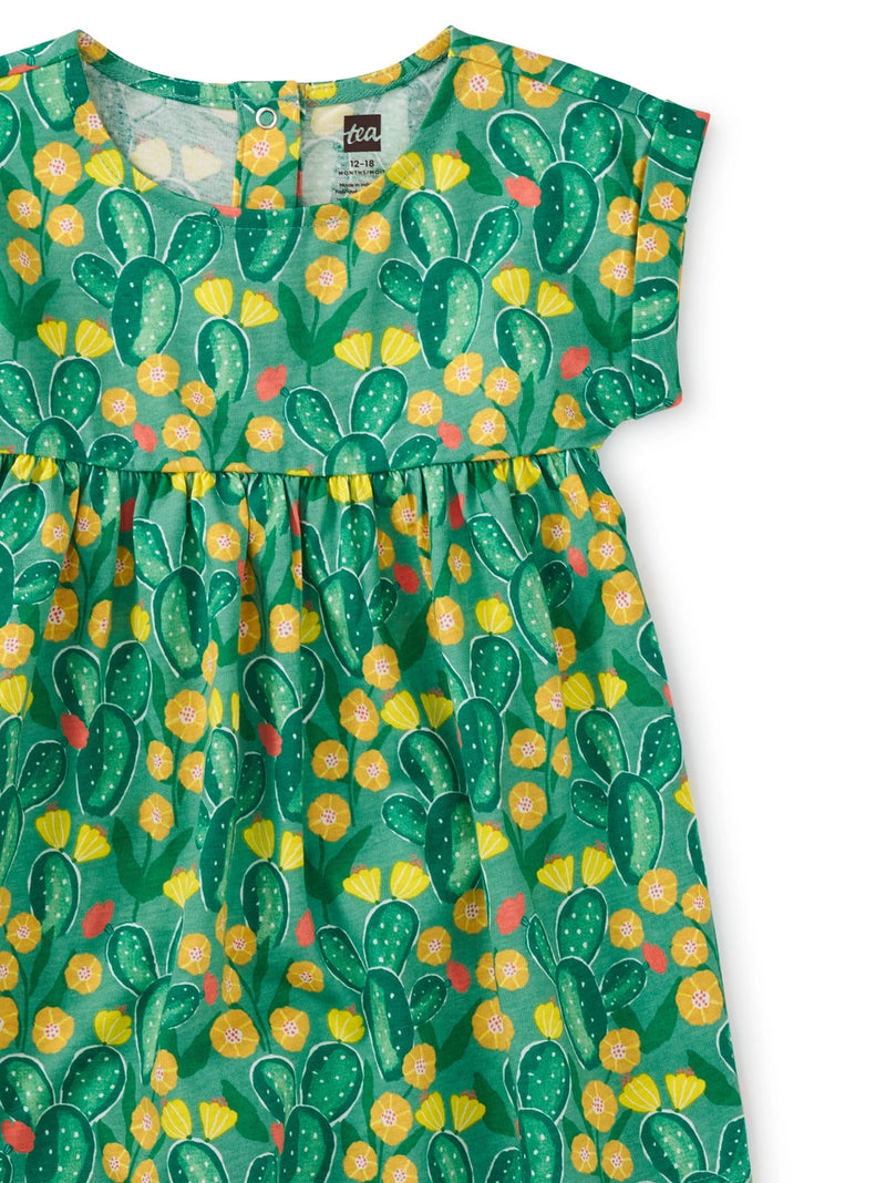 Empire Baby Dress, Cactus Floral