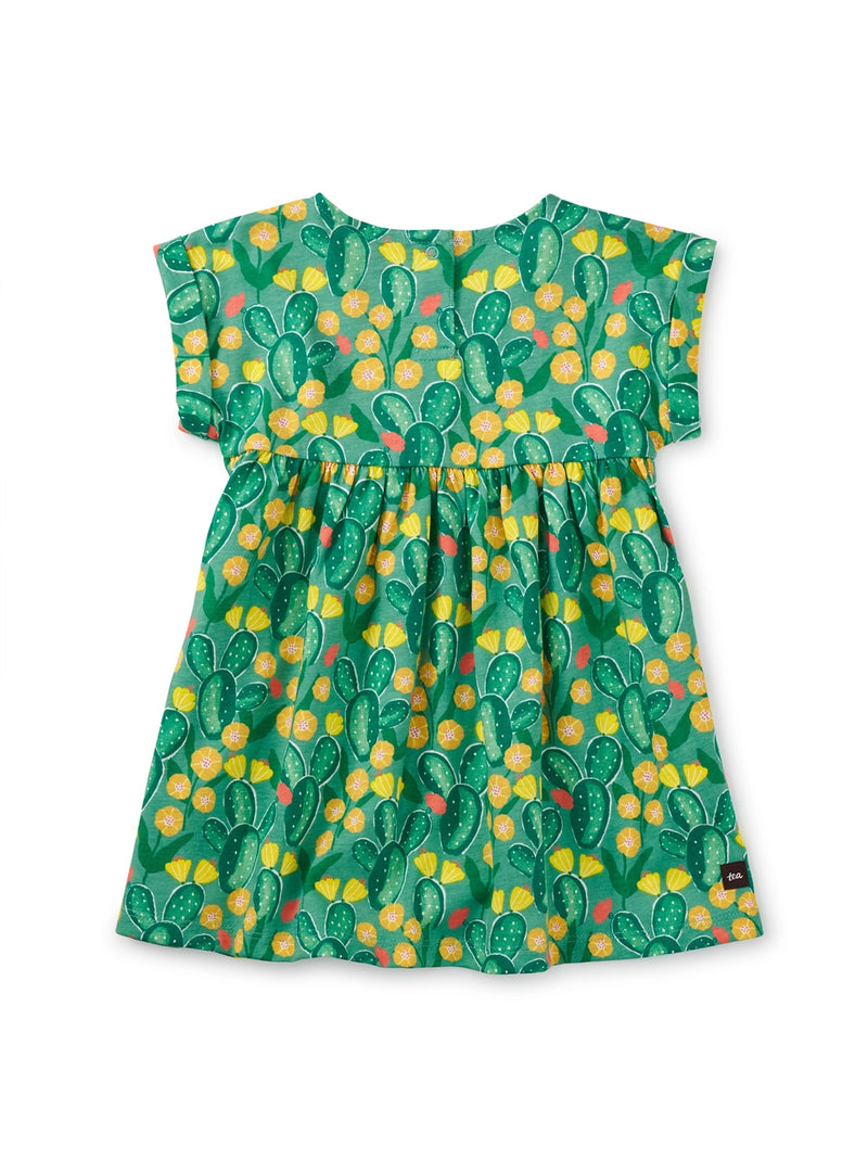 Empire Baby Dress, Cactus Floral