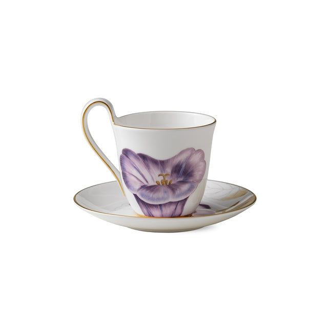 Royal Copenhagen Flora: Morning Glory Cup + Saucer