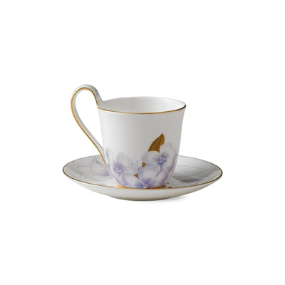 Royal Copenhagen Flora: Rhododendron Cup + Saucer