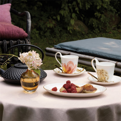 Royal Copenhagen Flora: Rhododendron Cup + Saucer