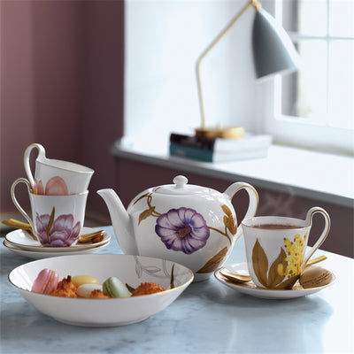 Royal Copenhagen Flora: Iris Cup + Saucer