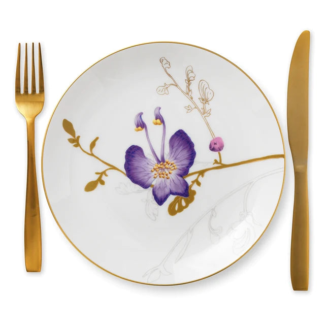 Royal Copenhagen Flora: Pansy Lunch Plate