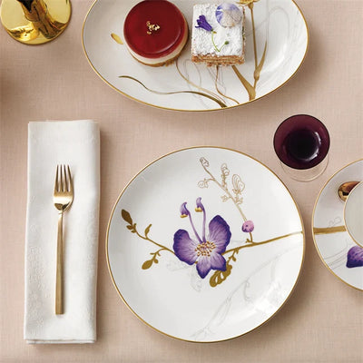 Royal Copenhagen Flora: Pansy Dinner Plate