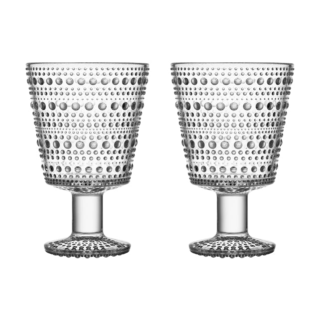 Iittala, Kastehelmi Glasses Set in Clear