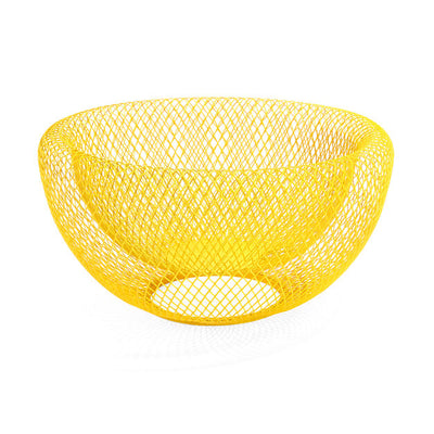 MoMA, Wire Mesh Bowl, Yellow