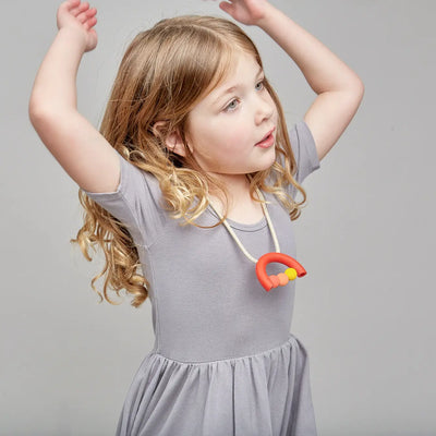 Rose Rainbow Sensory Necklace