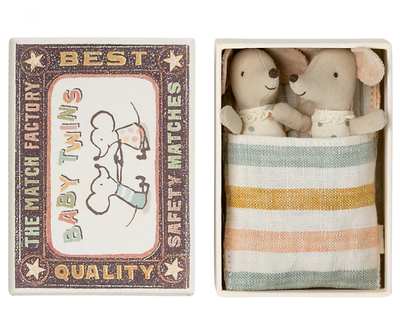 Maileg, Baby Twins in a Box