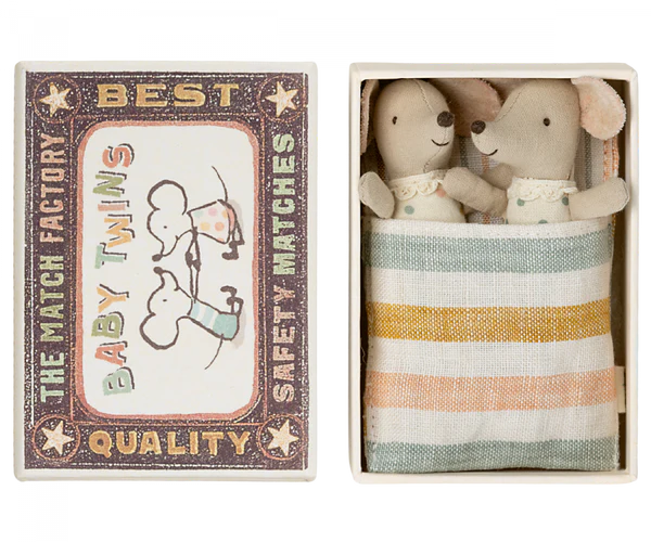 Maileg, Baby Twins in a Box