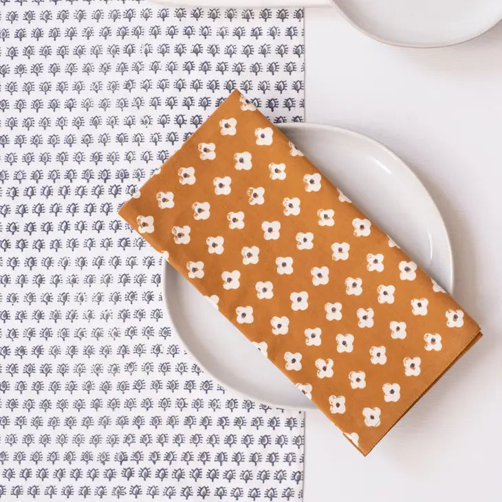 Suki Rust Block Printed Napkins