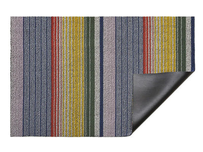 Floor Mat - Pop Stripe Shag in Multi