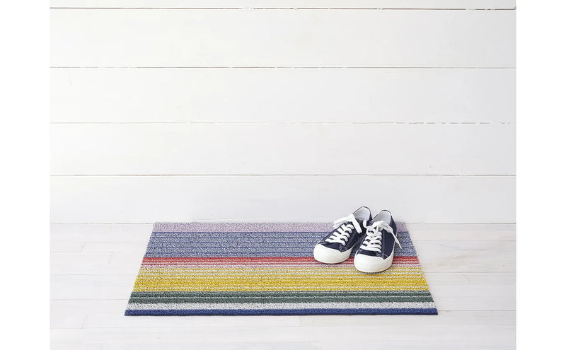 Floor Mat - Pop Stripe Shag in Multi