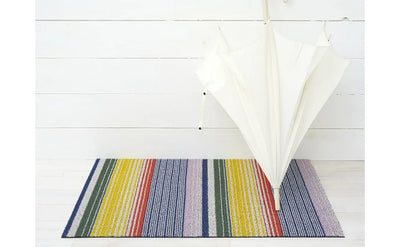 Floor Mat - Pop Stripe Shag in Multi