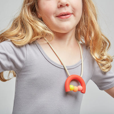 Rose Rainbow Sensory Necklace