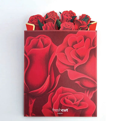 Fresh Cut Paper, Red Roses