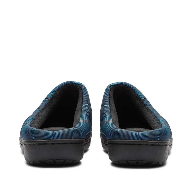 SUBU Fall + Winter Slippers "Tartan" Blue Plaid