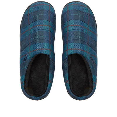 SUBU Fall + Winter Slippers "Tartan" Blue Plaid