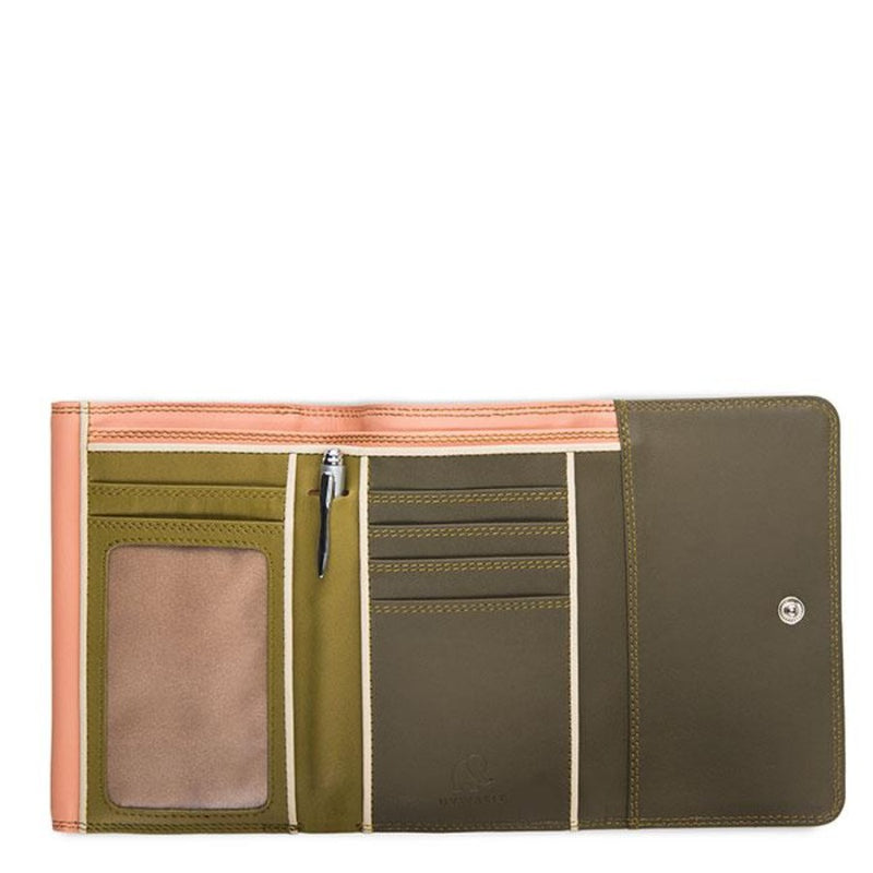 Double Flap Purse/Wallet, Olive