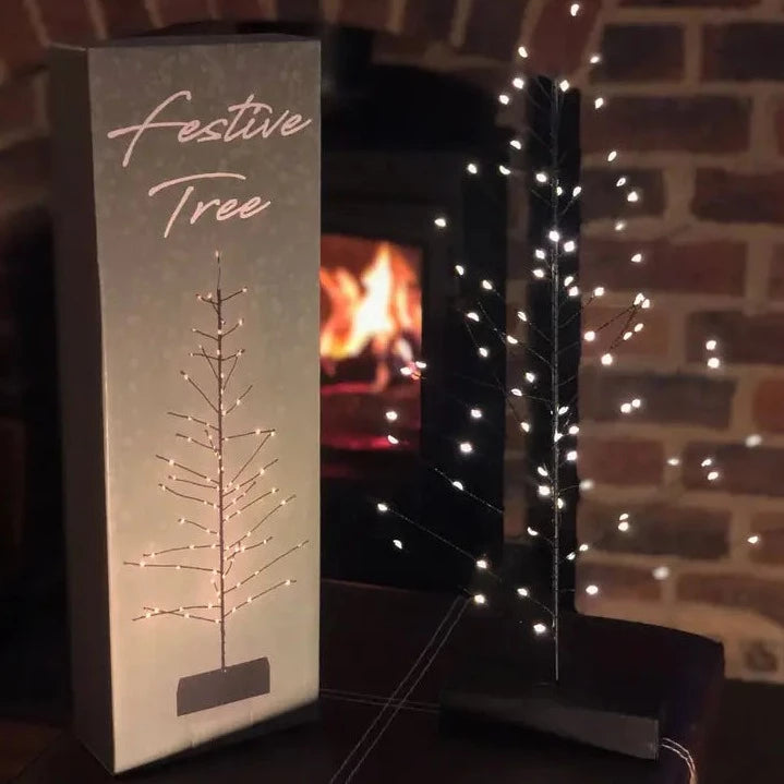 Festive Tree Light: Battery LED Decoration