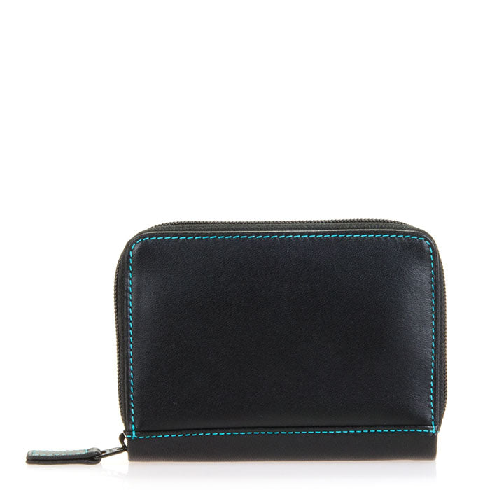 Zipped Credit Card Holder, Black Pace