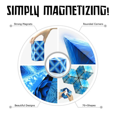 Shashibo: Magnetic Puzzle Box in Blue Planet