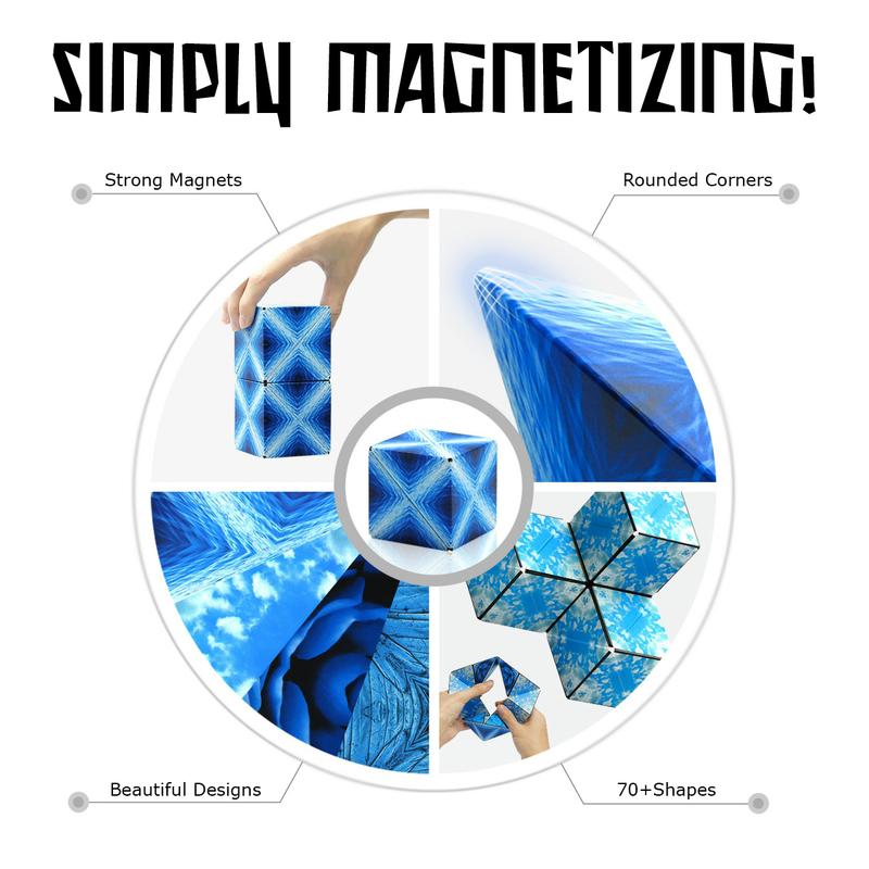 Shashibo: Magnetic Puzzle Box in Blue Planet