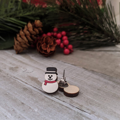 Snowman Earrings