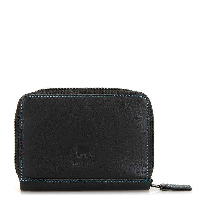 Zipped Credit Card Holder, Black Pace