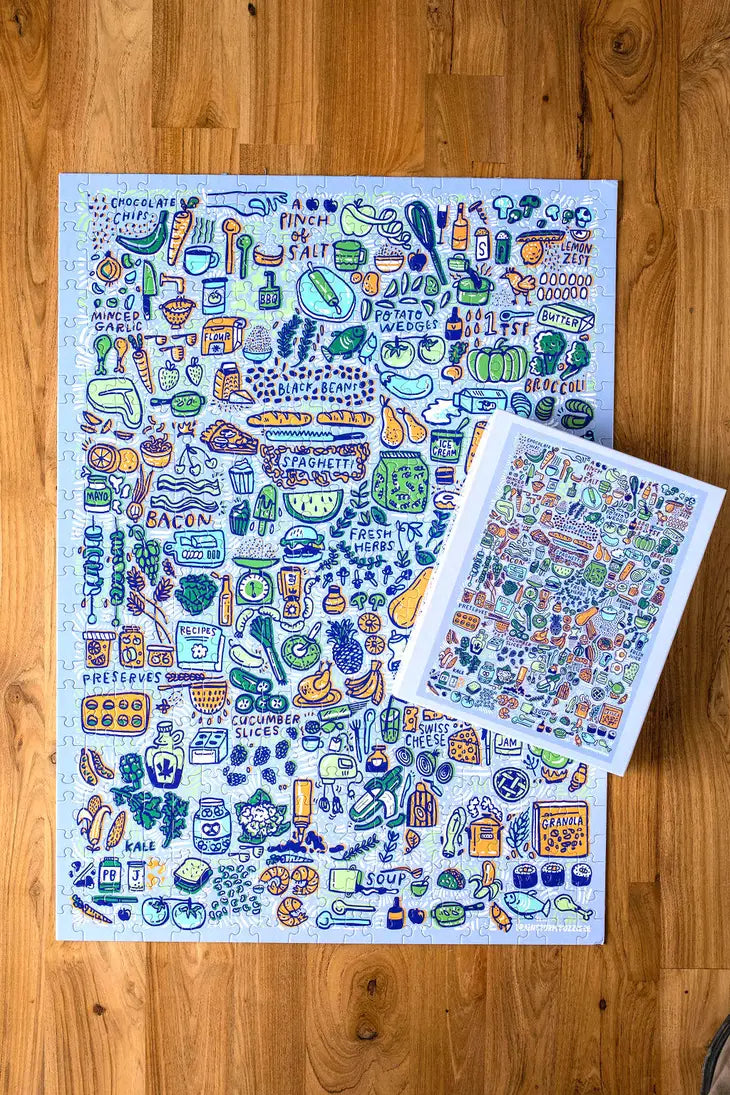 500 Piece Puzzle: Foodie Puzzle