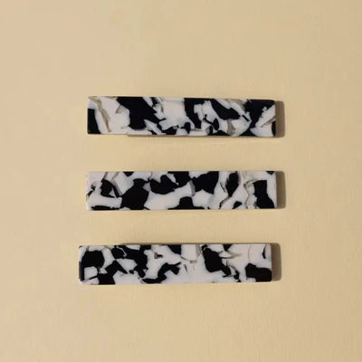 Nat + Noor, Flora in B+W Hair Clips
