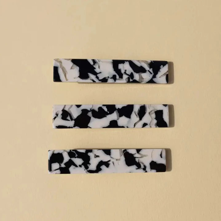 Nat + Noor, Flora in B+W Hair Clips