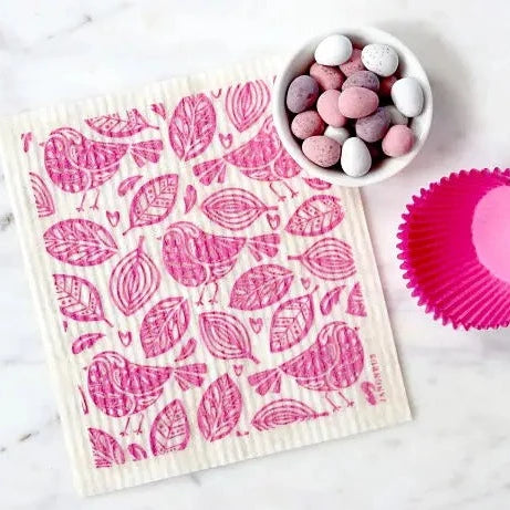 Swedish Dishcloth, Robins