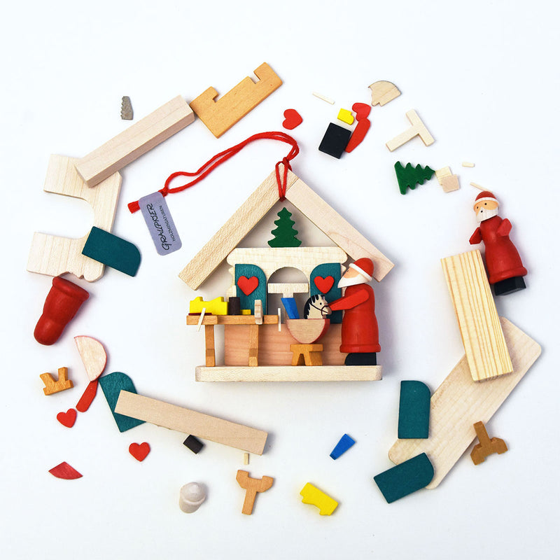 Graupner House "Snowman" Ornament with Gift Sledge