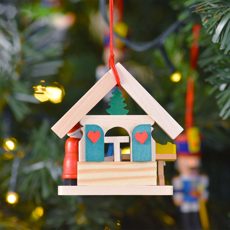 Graupner House "Snowman" Ornament with Gift Sledge