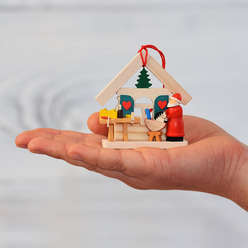 Graupner House "Snowman" Ornament with Gift Sledge