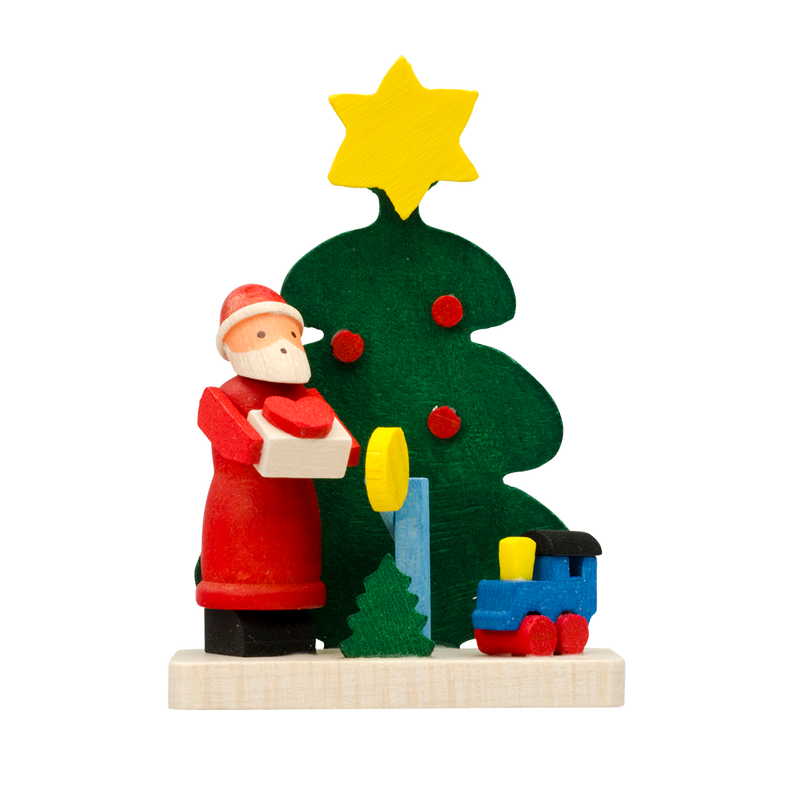 Graupner, Tree Ornament "Santa Claus with Railway Train"