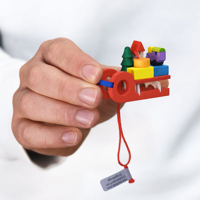 Graupner "Gift Sledge" Ornament, Natural