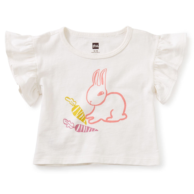 Bunny Flutter Sleeve Tee