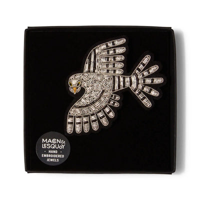 Embroidered Pin: Falcon