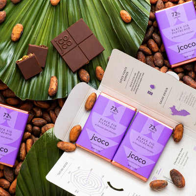 Black Fig Pistachio Chocolate Bar
