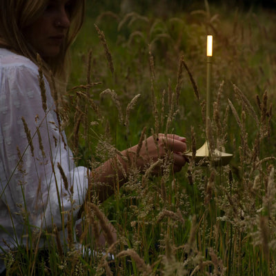 Portable Lamp in Gold