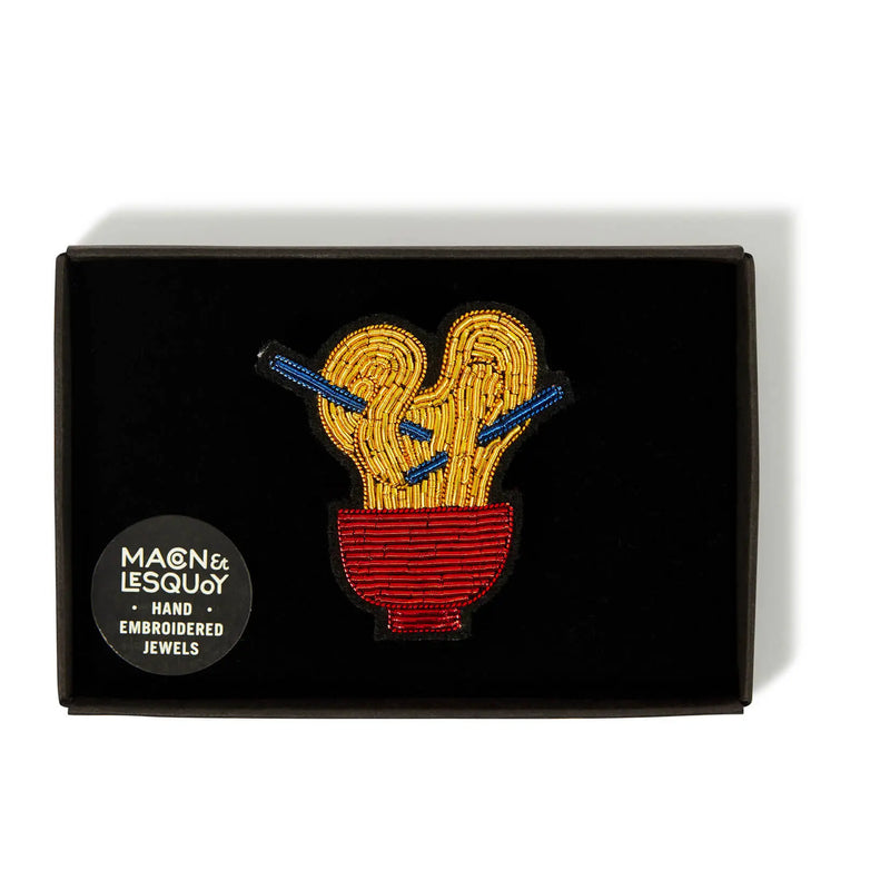 Embroidered Pin: Ramen