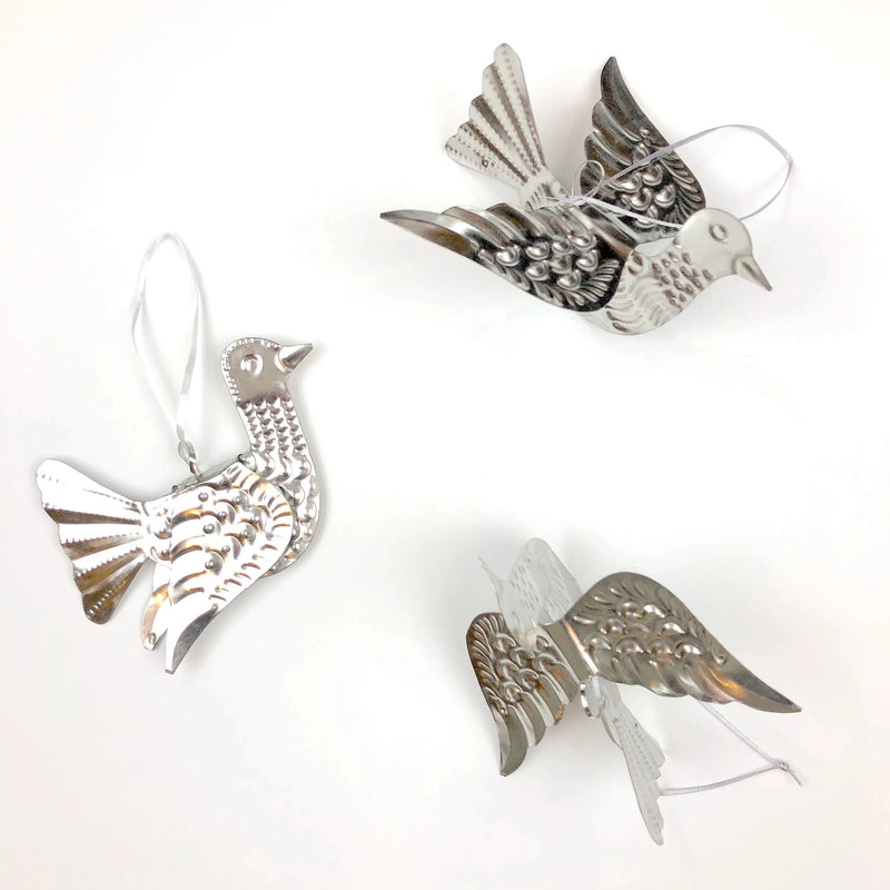Tin Dove Ornament